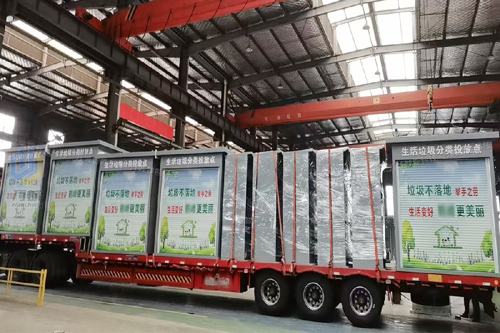 老客戶第三大批定制款現代簡約風實用型垃圾房、垃圾箱工程案例